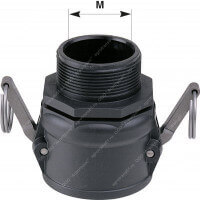 Быстроразъемный фитинг 1"1/2-1"1/2М    18106В